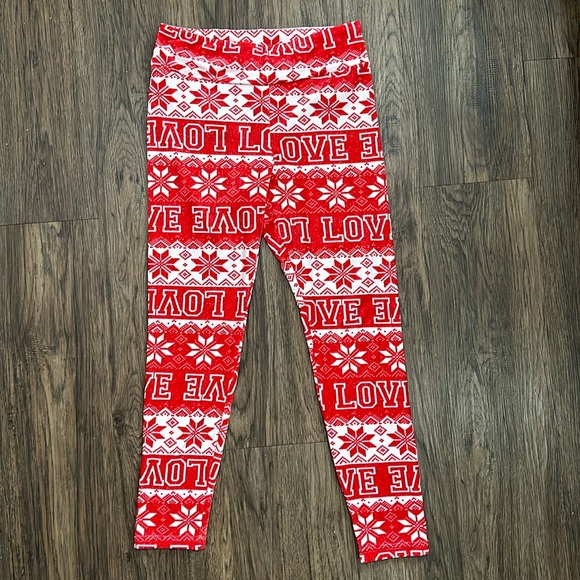 Holiday Velour Leggings - Picture 7 of 9
